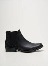 Botine/ghete material neted toc plat până la 3 cm negru FUGITIVE BY FRANCESCO ROSSI femme