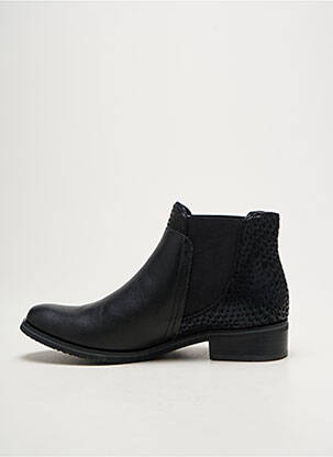 Botine/ghete material neted toc plat până la 3 cm negru FUGITIVE BY FRANCESCO ROSSI femeie