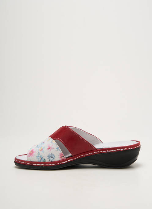 Mulete/Saboți roșu SUAVE femeie