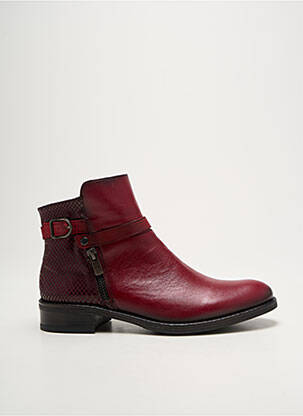 Botine/ghete material neted toc plat până la 3 cm violet DORKING femeie