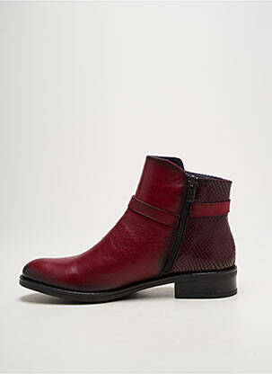 Botine/ghete material neted toc plat până la 3 cm violet DORKING femeie