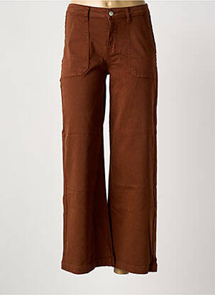 Blugi cu croială dreaptă maro ARTLOVE femeie