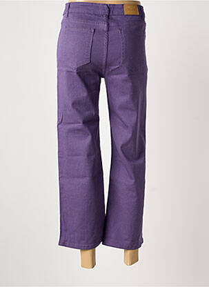 Pantalon 7/8 elasticitate mărime normală violet MEISÏE femeie