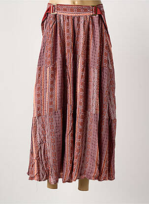 Fustă lungă violet MEISÏE femeie