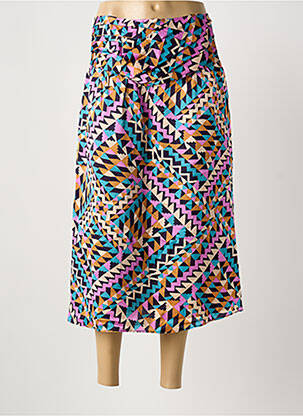 Fustă lungă roz MEISÏE femeie