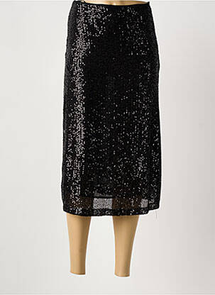 Fustă midi negru ARTLOVE femeie