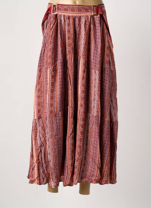 Fustă lungă violet MEISÏE femeie