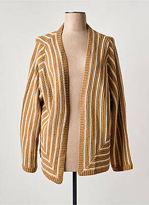 Vestă cu mâneci lungi maro MEISÏE femeie