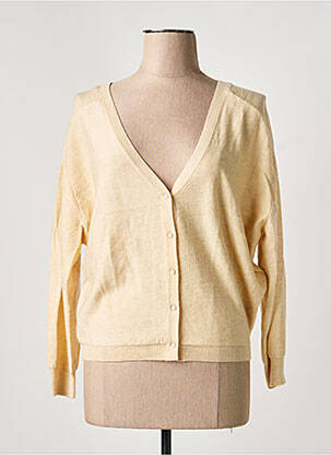 Vestă cu mâneci lungi bej ARTLOVE femeie