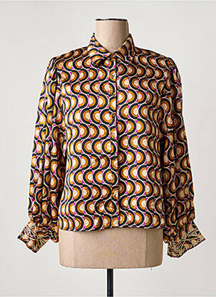 Cămașă maro MEISÏE femeie