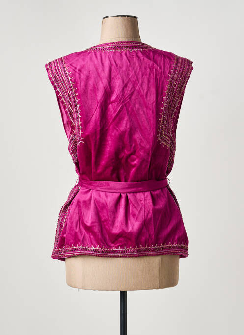 Vestă fără mâneci roz MEISÏE femeie