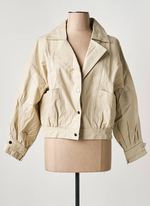 Geci din piele ecologică bej ARTLOVE femeie