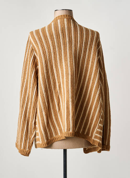 Vestă cu mâneci lungi maro MEISÏE femeie