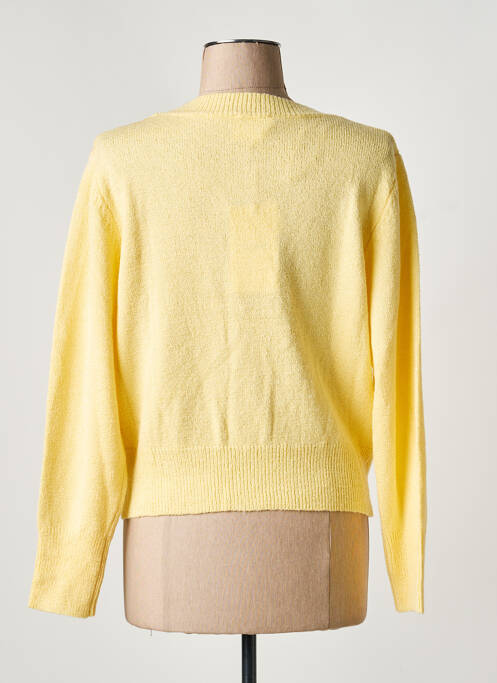 Vestă cu mâneci lungi galben ARTLOVE femeie