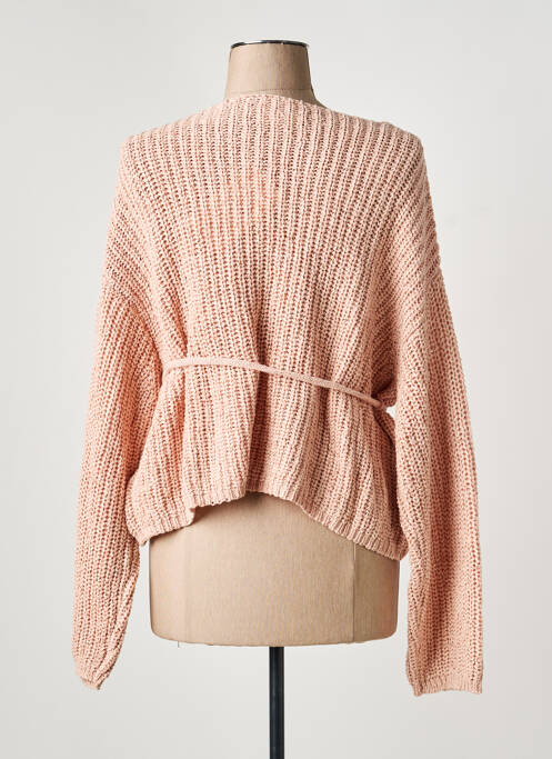 Vestă cu mâneci lungi roz ARTLOVE femeie