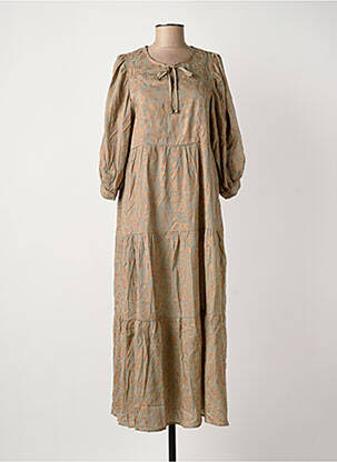 Rochie lungă bej MEISÏE femeie