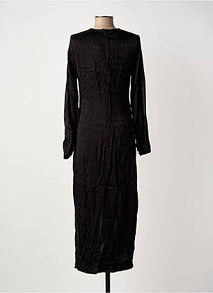 Rochie lungă mâneci lungi mâneci lungi negru ARTLOVE femeie
