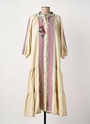 Rochie lungă bej MEISÏE femeie