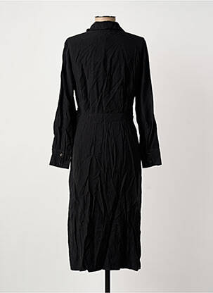 Rochie midi mâneci lungi mâneci lungi negru ARTLOVE femeie
