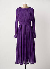 Rochie midi mâneci lungi mâneci lungi violet ARTLOVE femme