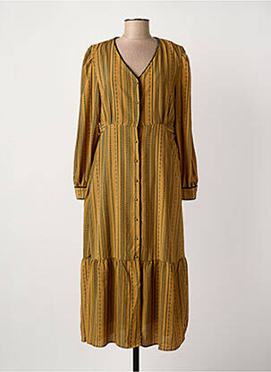 Rochie midi bej MEISÏE femeie