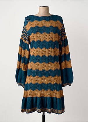 Rochie pulover albastru MEISÏE femeie