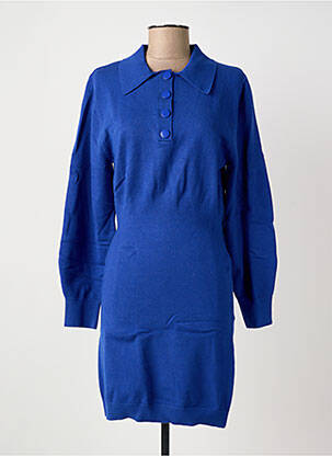 Rochie pulover albastru ARTLOVE femeie