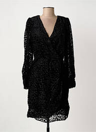 Rochie scurtă mâneci lungi mâneci lungi negru ARTLOVE femme