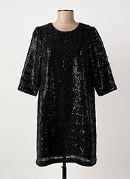 Rochie scurtă mâneci 3/4 mâneci 3/4 negru ARTLOVE femme