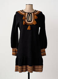 Rochie scurtă mâneci lungi mâneci lungi negru MEISÏE femeie