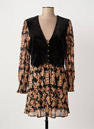 Rochie scurtă mâneci lungi mâneci lungi negru MEISÏE femeie