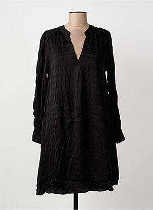 Rochie midi mâneci lungi mâneci lungi negru ARTLOVE femeie