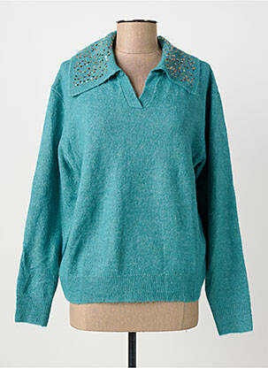 Pulover albastru MEISÏE femeie