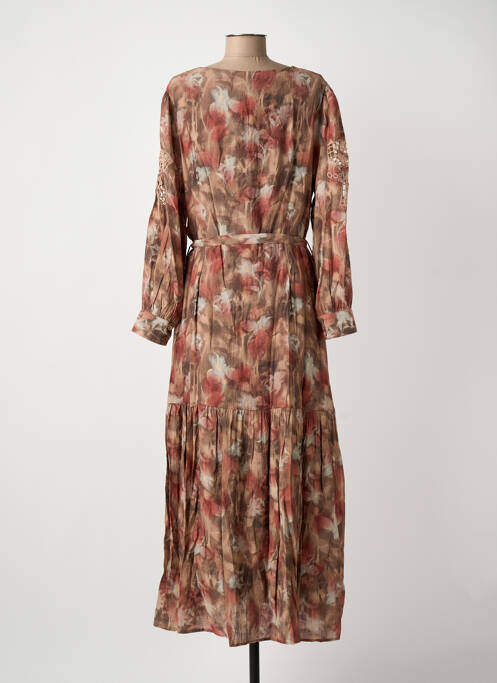 Rochie lungă roz MEISÏE femeie