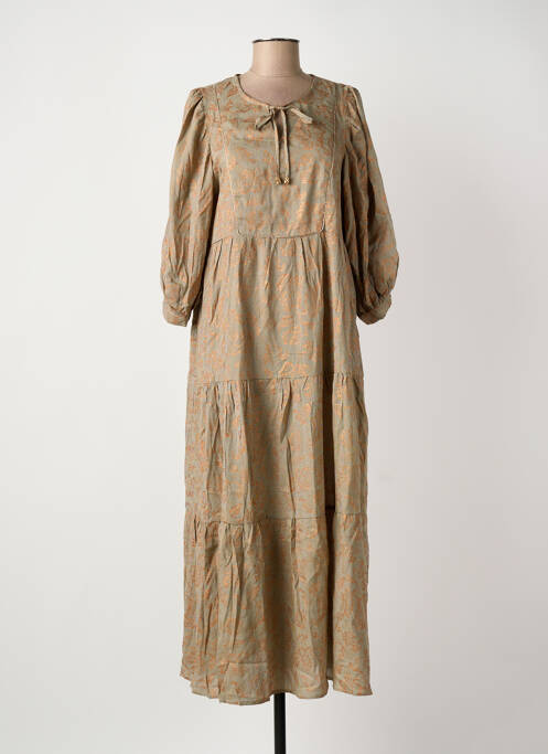 Rochie lungă bej MEISÏE femeie