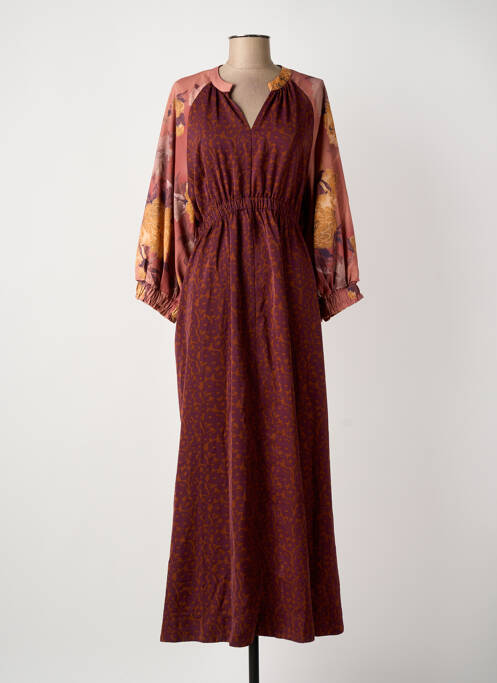 Rochie lungă roz MEISÏE femeie