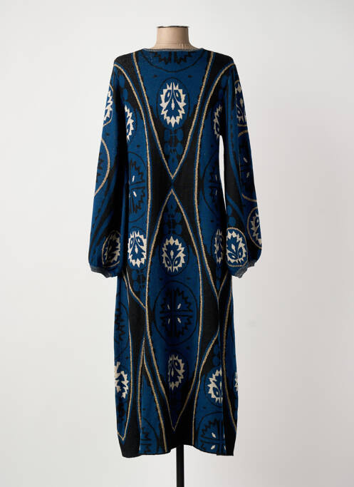 Rochie pulover albastru MEISÏE femeie