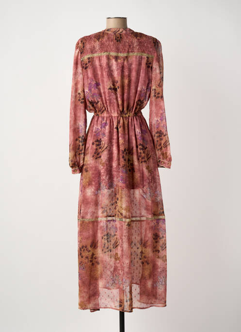 Rochie lungă roz MEISÏE femeie