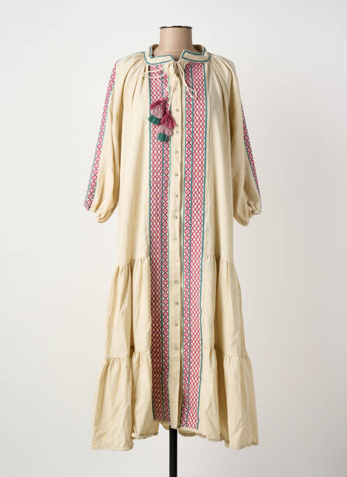 Rochie lungă bej MEISÏE femeie