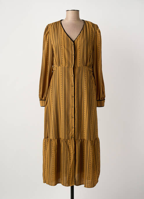 Rochie midi bej MEISÏE femeie