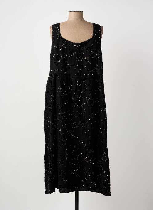 Rochie midi negru MEISÏE femeie