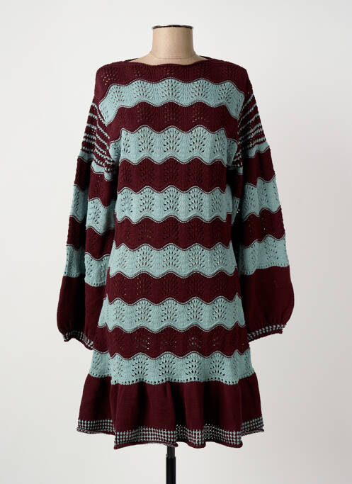 Rochie pulover roșu MEISÏE femeie