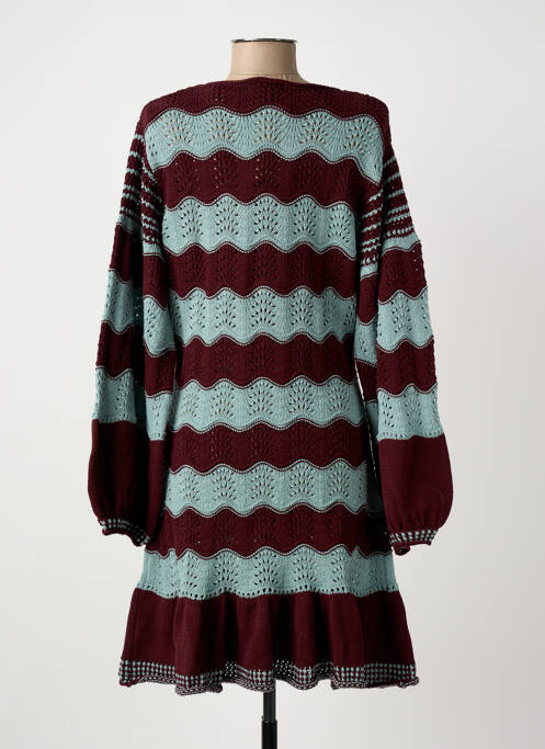 Rochie pulover roșu MEISÏE femeie