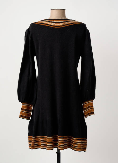 Rochie scurtă mâneci lungi mâneci lungi negru MEISÏE femme