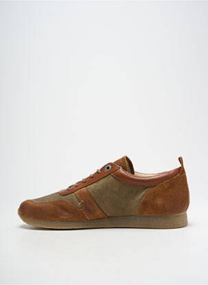 Adidași țesătură satinată vârf rotund maro KICKERS bărbat