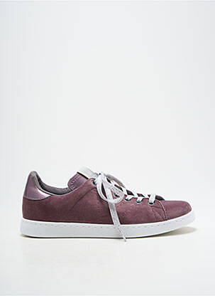 Adidași vârf rotund toc plat până la 3 cm violet VICTORIA femeie