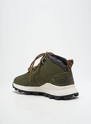 Adidași inserții toc platformă verde TIMBERLAND bărbat