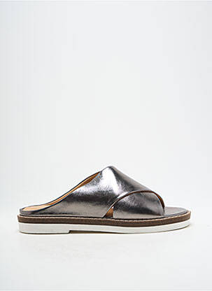 Mulete/Saboți argintiu ELUE PAR NOUS femeie