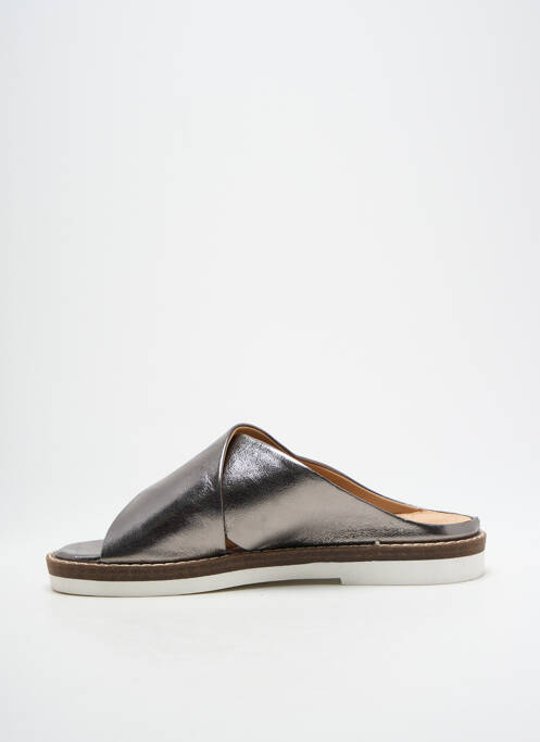 Mulete/Saboți argintiu ELUE PAR NOUS femeie
