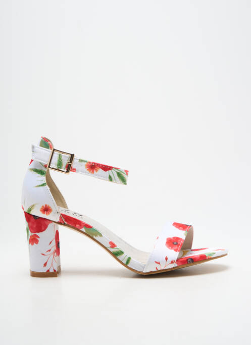 Sandale/Pantofi decupați alb ELUE PAR NOUS femeie